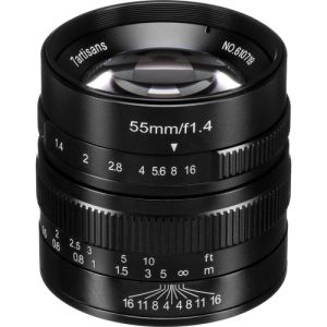 7Artisans 55mm F1.4 APS-C M4/3  Black 