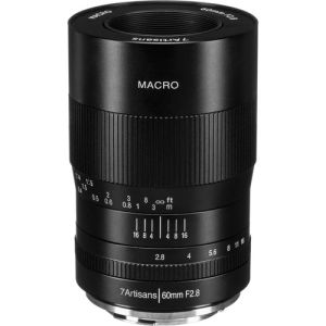  7Artisans 60mm F2.8 Macro Canon M Black