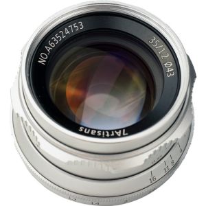  7Artisans 35mm F1.2 APS-C Sony E Silver 