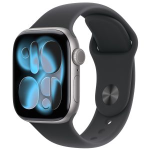 Apple Watch 11 42mm  Space Grey Aluminium Case with Black Sport Band - S/M