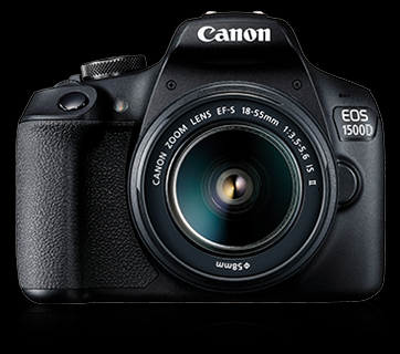 Canon EOS 1500D Kit II Black