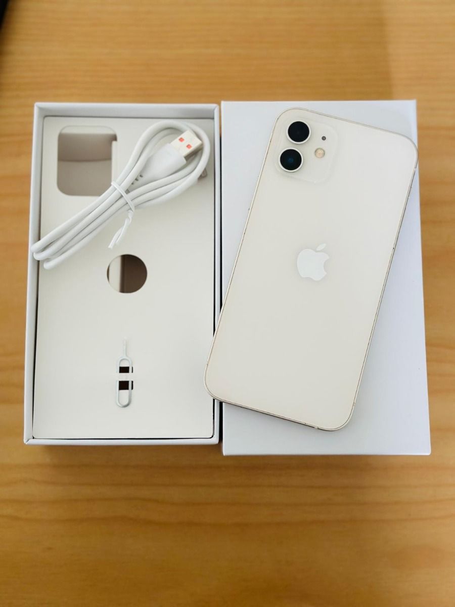 Apple iPhone 12 64GB (White) – Pristine Refurbished with 100